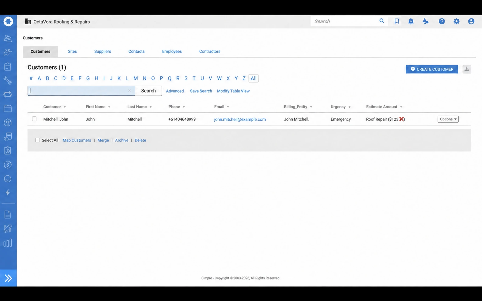 Simpro crm demonstration