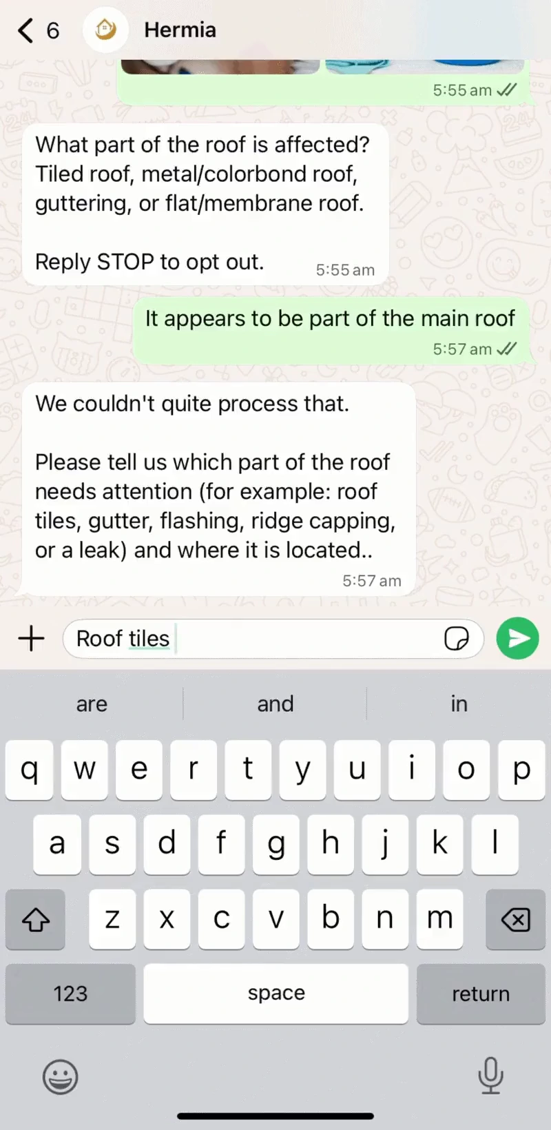 From a vague reply to useful detail